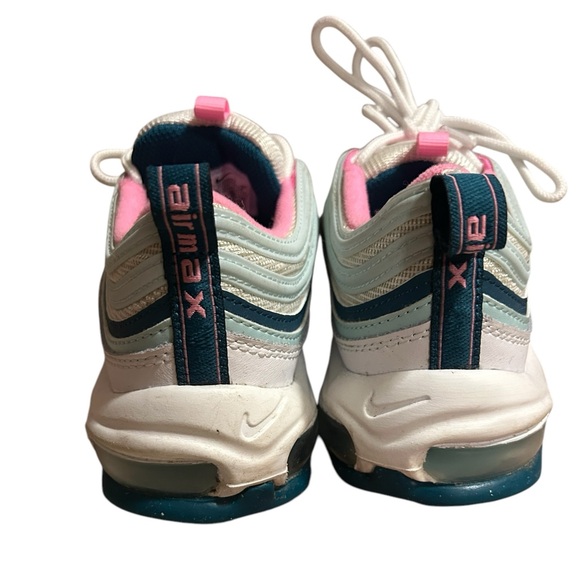 Nike air max 97 white teal and pink 4.5 youth - Picture 3 of 6